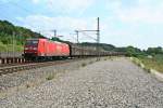145 067-5 mit dem RedBull-Zug aus Österreich am Nachmittag des 06.07.13 südlich von Schliengen.