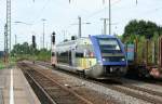 Der SNCF-Triebwagen x73910 am Morgen des 25.07.13 beim Rangieren in Mllheim (Baden).