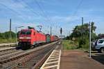 152 169-9 mit einem gemischten Gterzug in Richtung Schweiz am Vormittag des 15.08.13 in Orschweier.