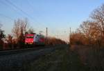 101 081-8 war am Abend des 23.12.13 als Lz gen Basel unterwegs.