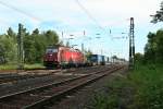 185 595-6 mit einem KLV-Zug in Richtung Norden am Nachmittag des 06.06.14 in Orschweier.