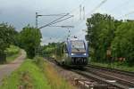 X73910 als IRE von Mulhouse-Ville nach Freiburg (Breisgau) Hbf am Nachmittag des 12.07.14 in Leutersberg.