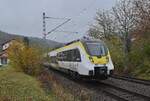 Als Doppeleinheit kommen 8442 119 und 8442 107 als Mittags RE 10a gen Heilbronn gefahren.