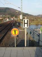 Zwei Schilder in Neckargemnd Altstadt am 15.03.11