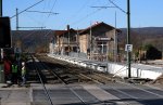 Der Haltepunkt Mauer nach seinem Umbau fr die S-Bahn.