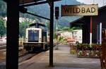 Die Enztalbahn zwischen Pforzheim und Wildbad besaß lange Zeit den Charakter einer ruhigen Nebenbahn der DB.