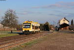 VT 522 als SWE 71705 (Ottenhöfen-Achern) in Oberachern 20.3.21