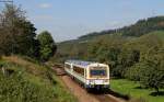 VT 125 und VS 204 als SWE71716 (Achern-Ottenhöfen) bei Ottenhöfen 26.9.14