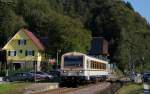 VT 125 als SWE71725 (Ottenhöfen-Achern) in Furschenbach 26.9.14