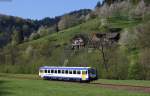 VT 413 als SWE71709 (Ottenhöfen-Achern) bei Furschenbach 21.4.15