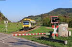 VT 5** als SWE 87370 (Offenburg - Bad Griesbach) bei Lautenbach 21.4.22