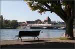 Die Alte Rheinbrücke in Konstanz -    Ein Seehas-Triebzug überquert den Rhein in Konstanz.