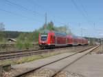 Einfahrender IRE 4714 mit BR 146 234-0 am Schluss in St.Georgen/Schwarzwald am 25.4.07