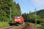 146 113-6 mit dem RE 4713 (Karlsruhe Hbf-Konstanz) bei Triberg 10.6.17