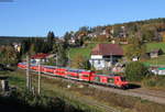 146 236-5  Triberg/Erlebnispfad  mit dem RE 4729 (Hausach-Konstanz) bei Sommerau 15.10.17