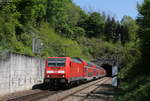 146 213-4 und 146 238-1 mit dem RE 4718 (Konstanz-Triberg) bei Nußbach 6.5.18