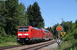 146 234-0 mit dem RE4721 (Karlsruhe Hbf-Konstanz) am Evsig Villingen 20.6.18