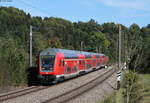 RE 4720 (Konstanz-Karlsruhe Hbf) mit Schublok 146 225-8 bei Aufen 26.9.18