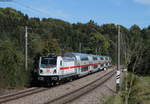 147 554-0 mit dem DbZ-D 93170 (Konstanz - Karlsruhe Hbf) bei Aufen 26.9.18