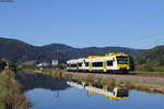 VT 523 und VT 527 als SWE87377 (Bad Griesbach(Schwarzwald)-Freudenstadt Hbf) bei Haslach 27.9.18