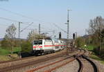 146 556-6 mit dem IC 2384/RE 52384 (Singen(Htw)-Stuttgart Hbf) in Welschingen 20.4.19