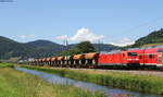 185 219-3 mit dem GB 60507 (Friesenheim(Baden)-Villingen(Schwarzw)) bei Haslach 13.6.19