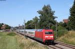101 002-4 mit dem IC 2005  Schwarzwald  (Emden Hbf-Immendingen) bei Klengen 10.8.19