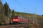 146 229-0  Europapark Rust  mit dem RE 4709 (Karlsruhe Hbf-Konstanz) bei Sommerau 14.4.20