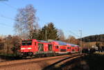 146 236-5  Triberg/Schwarzwaldbahnerlebnispfad  und 146 229-0  Europapark Rust  mit dem RE 4726 (Radolfzell-Karlsruhe Hbf) bei St.Georgen 26.11.20