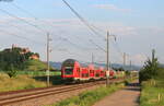 RE 4736 (Hausach-Karlsruhe Hbf) mit Schublok 146 231-6  Heimattage Radolfzell  bei Ortenberg 11.6.21