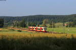 VT 231 und VT 244 als HzL 69721 (Bräunlingen Bf-Villingen(Schwarzw)) bei Aufen 20.7.21