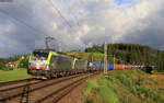 Re 475 425 und Re 475 405 mit dem DGS 40231 (Waalhaven Zuid-Schaffhausen PB) bei St.Georgen 8.8.21