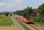 146 237-3  Karlsruhe  mit dem RE 4731 (Karlsruhe Hbf-Konstanz) bei Kirchdorf 14.8.21