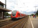 Einfahrt RE 4116 in St.Georgen 5.9.07 Schublok war 146 23*-*