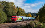 145 016	 Schwarzwald Marie  mit dem DGS 69445 (Villingen - Karlsruhe Raffinerie) bei St.Georgen 14.10.25 