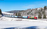 145 016  Schwarzwald Marie  mit dem DGS 69467 (Hausach - Villingen) bei St.Georgen 18.11.25