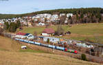145 016  Schwarzwaldmarie  mit dem DGS 69484 (Karlsruhe Raffinerie - Villingen) bei Sommerau 12.12.25