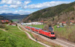 146 233  Donaueschingen  mit dem RE 4725 (Karlsruhe Hbf - Konstanz) bei Gutach 12.3.26
