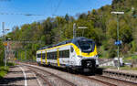 563 020 / 563 120 als SWE 87637 (Hausach - Hornberg) bei der Einfahrt Hornberg 24.4.26