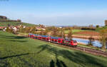 146 239  Richtung Heimat  mit dem RE 4707 (Karlsruhe Hbf - Konstanz) bei Gutmadingen 26.4.26