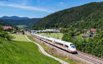 407 009 als ICE 903  Schwarzwald  (K�ln Hbf - Konstanz) bei Gutach 23.5.26