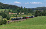 139 314 und E44 1170 im Schlepp mit dem Dbz 44170 (Ettlingen West - Seebrugg) bei Stockburg 24.6.26