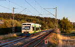 VT 016 als SWE 69757 (Br�unlingen Bf - Rottweil) bei Marbach 28.7.26