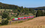146 231  Heimattage Radolfzell  mit dem RE 70665 (Achern - Konstanz) bei Stockburg 8.8.26