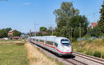 407 001  Schwarzwald  als ICE 903 (K�ln Hbf - Konstanz) bei Klengen 8.8.26