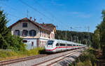 412 086 als ICE 2554 (Z�rich HB - Berlin S�dkreuz) am ehemaligen Bahnhof Peterzell 8.8.26