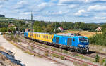 248 026 und 248 027 mit dem Mess 94341 (Offenburg - Konstanz) im Bahnhof Welschingen 2.9.26