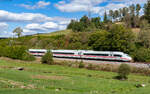 408 031 als ICE 903  Schwarzwald  (K�ln Hbf - Konstanz) bei Stockburg 12.9.26  