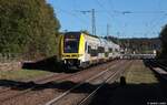 Anstatt einer 146.2 mit ihren Doppelstockwagen kam am Mittag des 27. Oktober 2026 auf dem Schwarzwaldbahn RE 2 von Villingen nach Karlsruhe Hbf ein Desiro HC zum Einsatz. Hier f�hrt der 1462 002 gerade in den Bahnhof St. Georgen im Schwarzwald ein. 