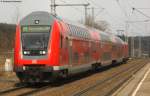 IRE4714 mit Schublok 146 234-0 bei der Einfahrt St.Georgen(Schwarzw) am 20.3.08